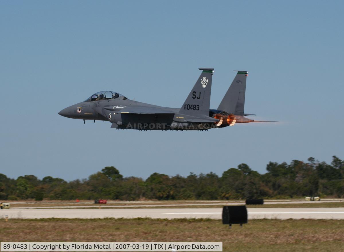 89-0483, 1989 McDonnell Douglas F-15E Strike Eagle C/N 1136/E111, F-15E