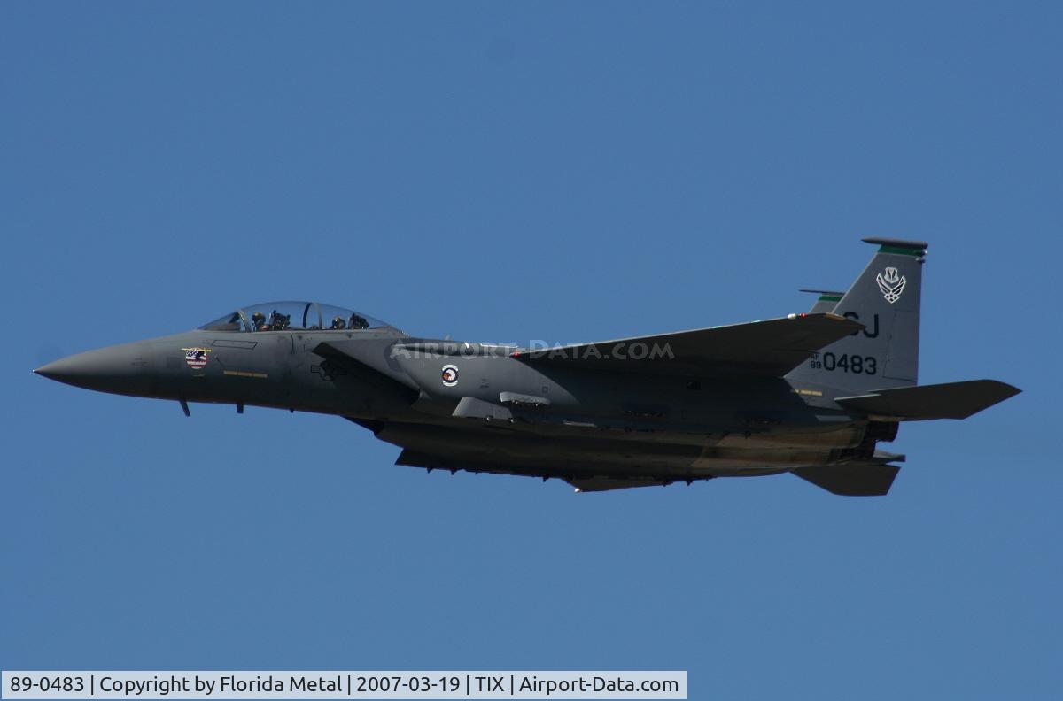 89-0483, 1989 McDonnell Douglas F-15E Strike Eagle C/N 1136/E111, F-15