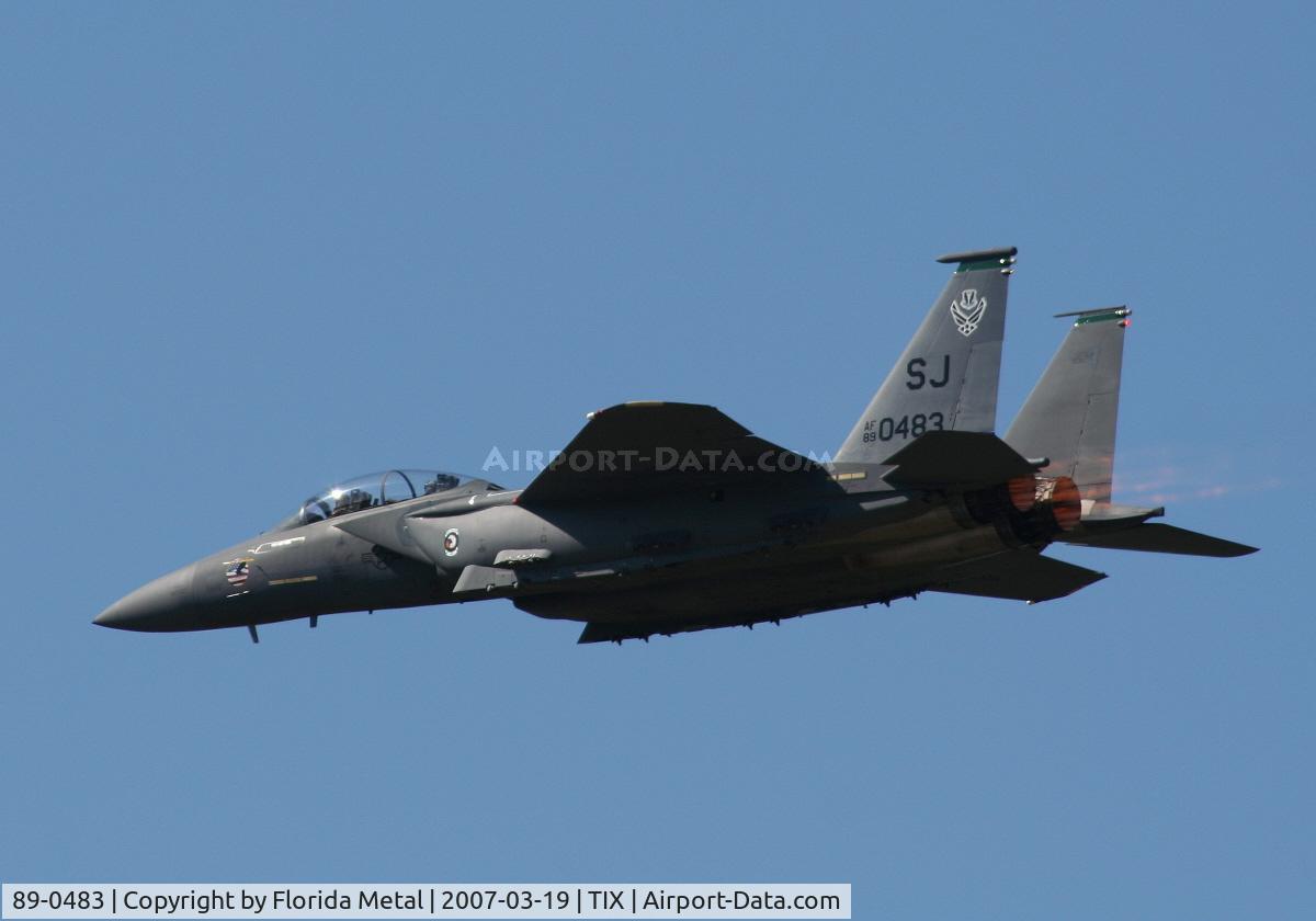 89-0483, 1989 McDonnell Douglas F-15E Strike Eagle C/N 1136/E111, F-15E