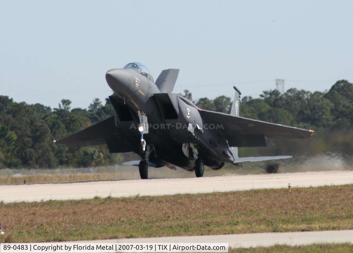 89-0483, 1989 McDonnell Douglas F-15E Strike Eagle C/N 1136/E111, F-15E