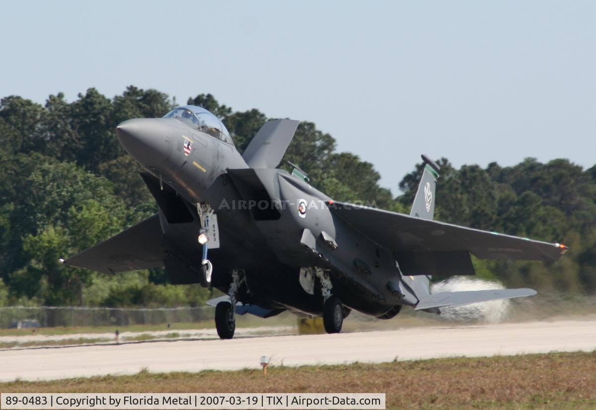 89-0483, 1989 McDonnell Douglas F-15E Strike Eagle C/N 1136/E111, F-15E