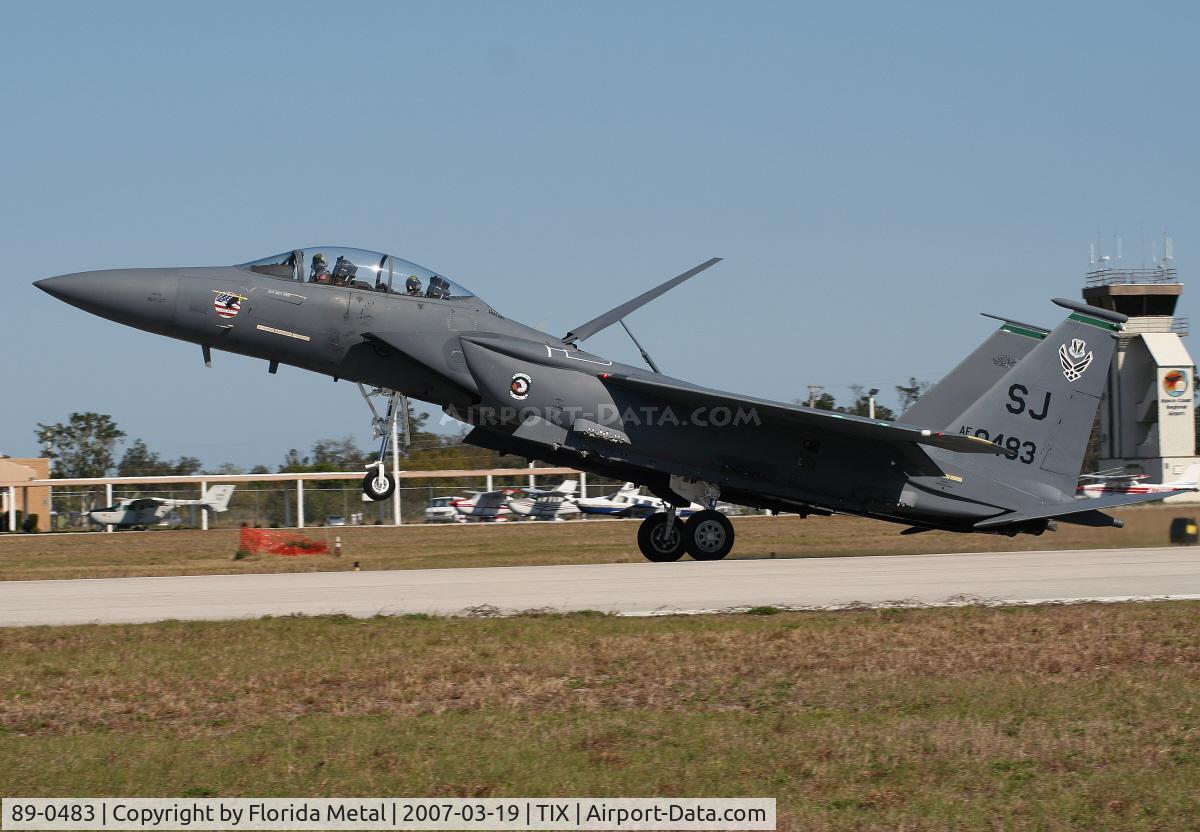 89-0483, 1989 McDonnell Douglas F-15E Strike Eagle C/N 1136/E111, F-15E