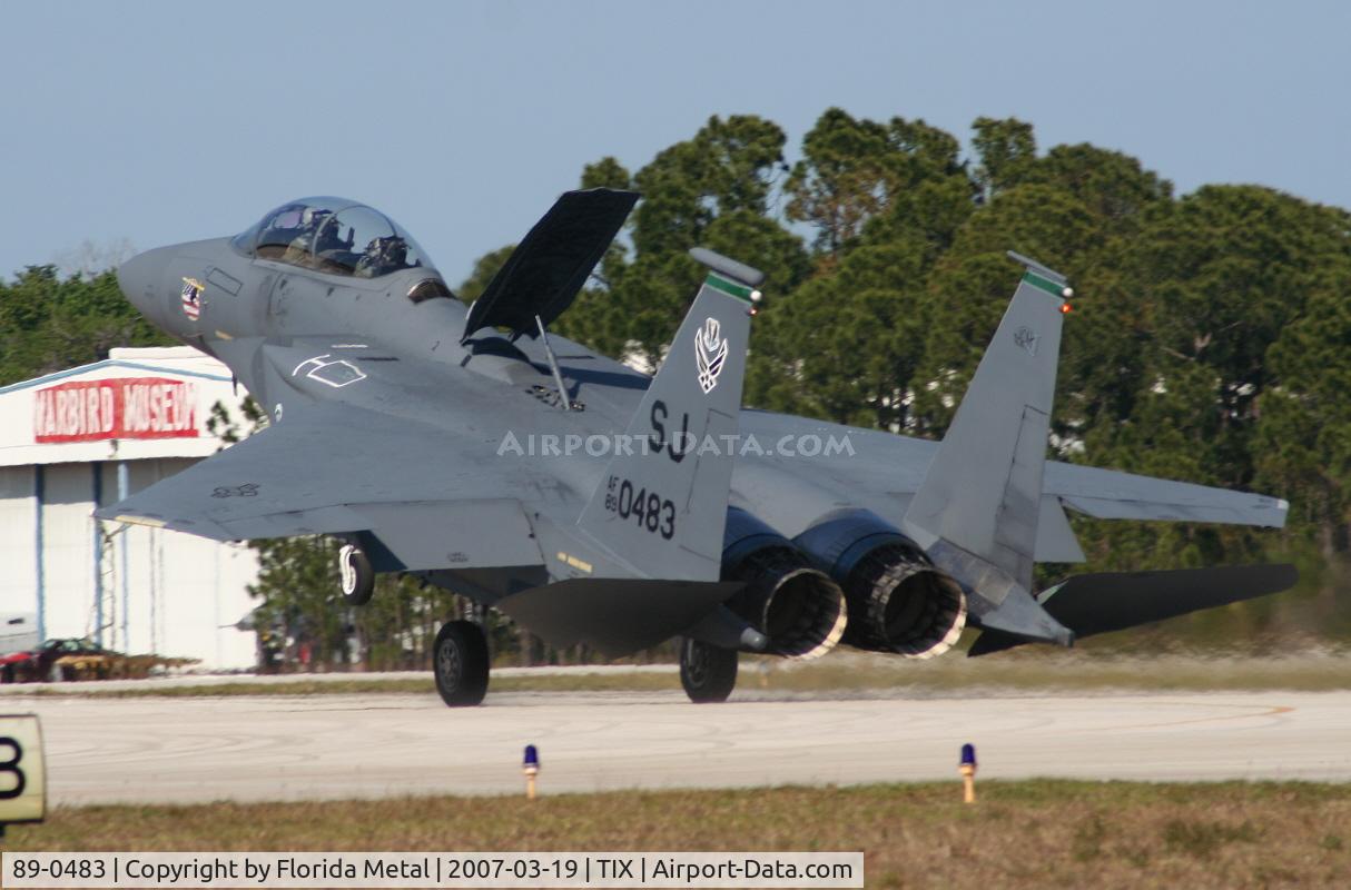 89-0483, 1989 McDonnell Douglas F-15E Strike Eagle C/N 1136/E111, F-15E