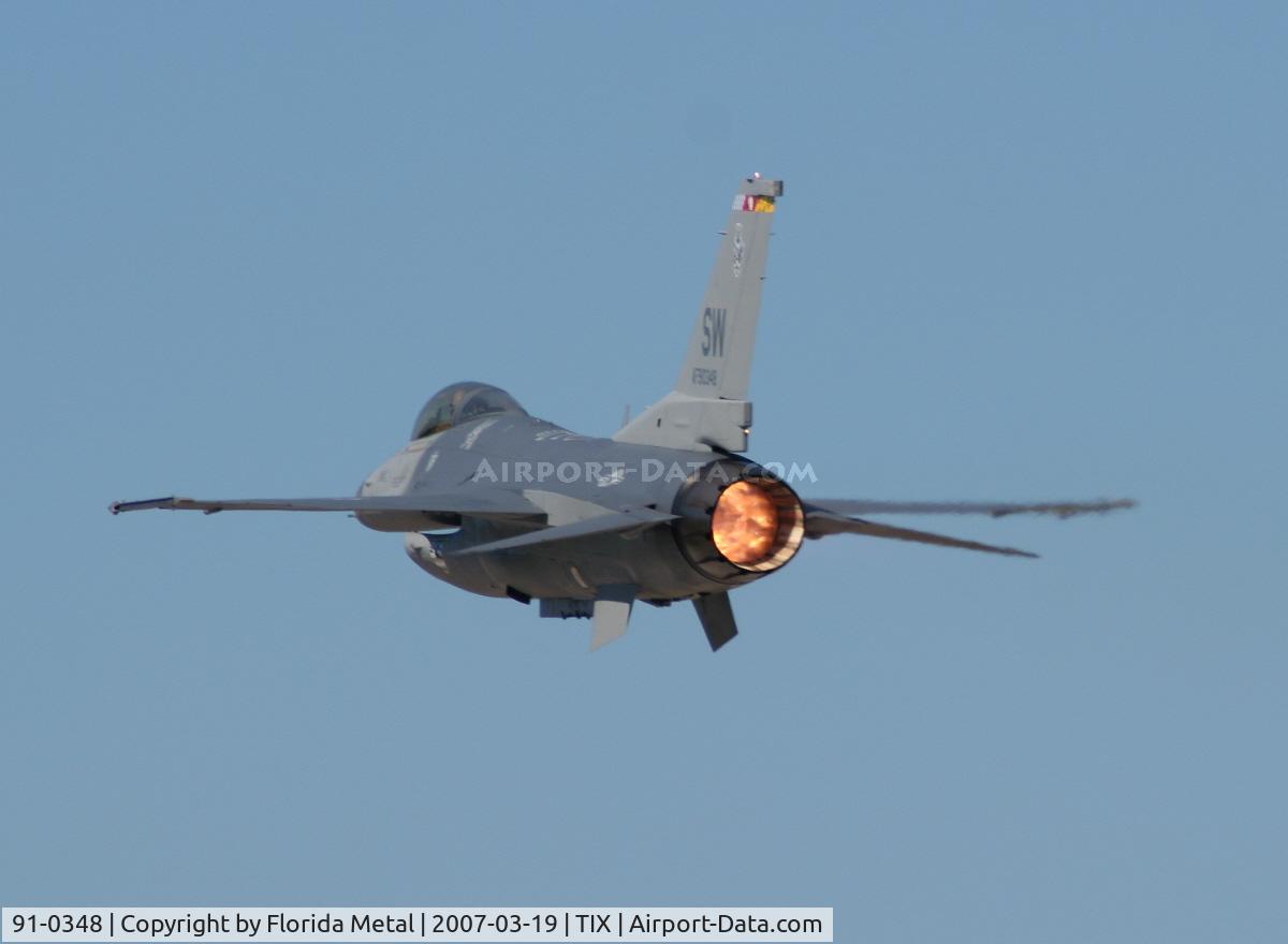 91-0348, 1989 General Dynamics F-16CJ Fighting Falcon C/N CC-46, F-16C