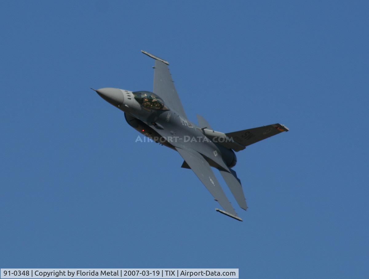 91-0348, 1989 General Dynamics F-16CJ Fighting Falcon C/N CC-46, F-16C