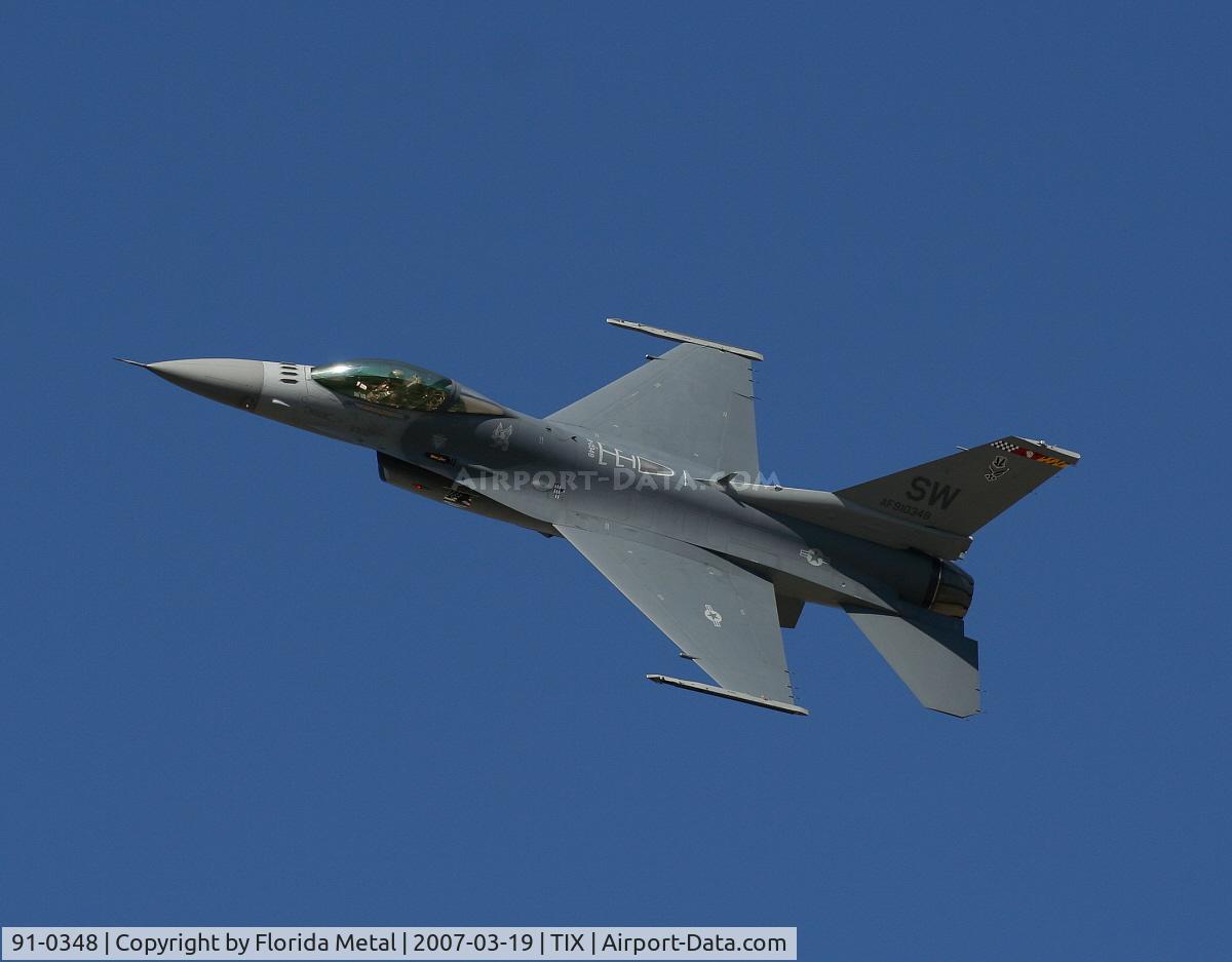 91-0348, 1989 General Dynamics F-16CJ Fighting Falcon C/N CC-46, F-16C
