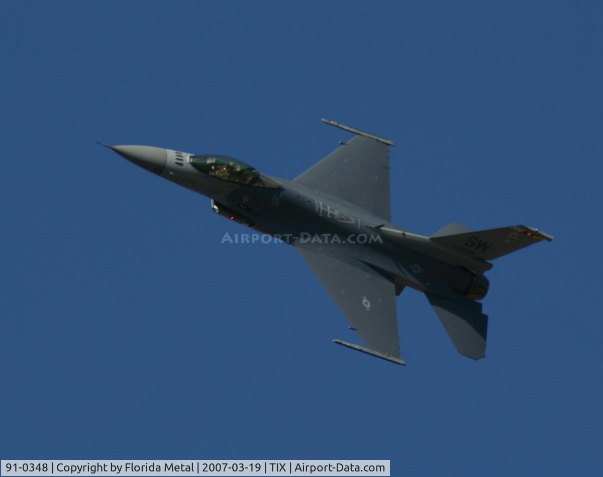 91-0348, 1989 General Dynamics F-16CJ Fighting Falcon C/N CC-46, F-16C