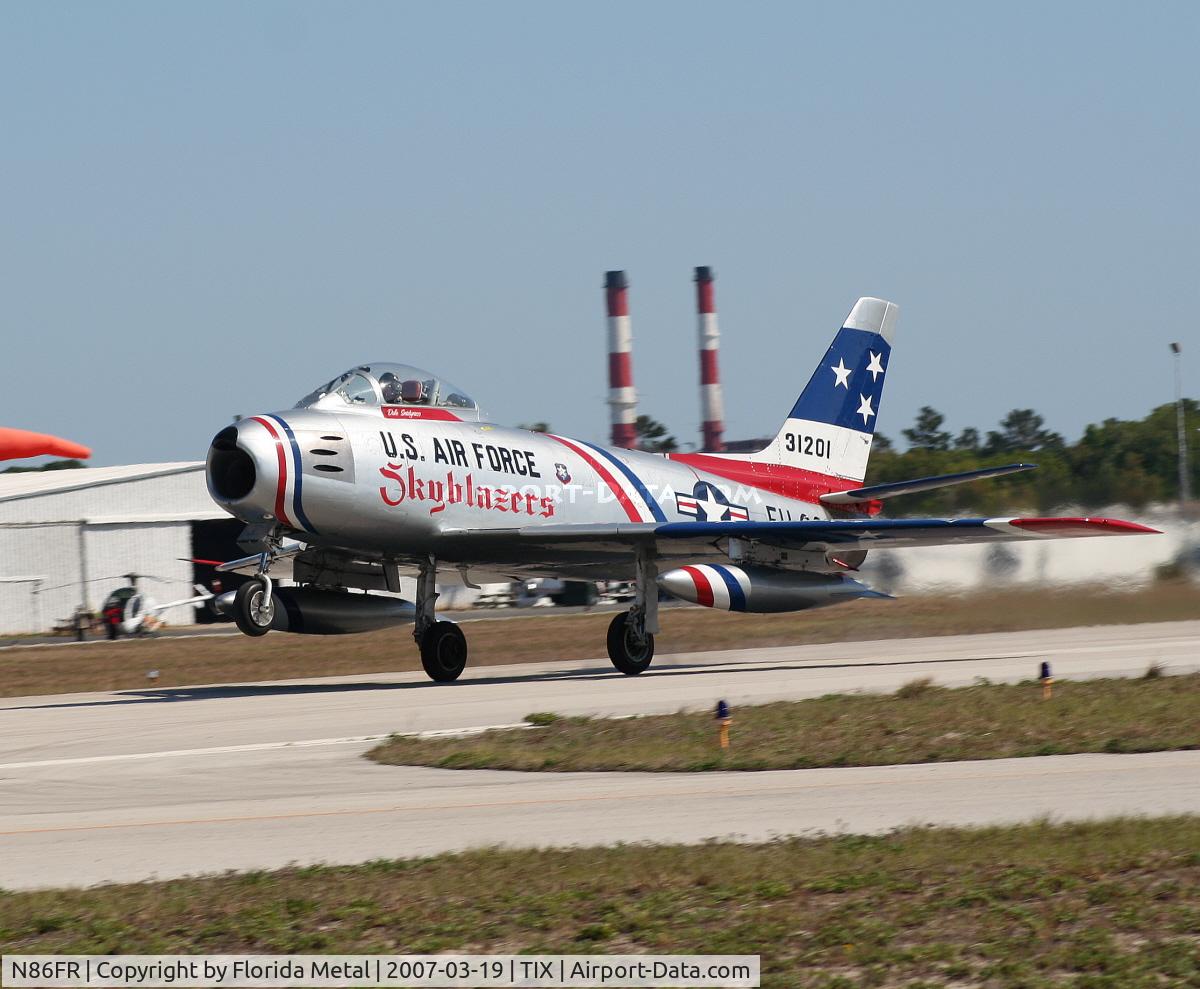 N86FR, 1952 North American F-86F Sabre C/N 191-655, F-86