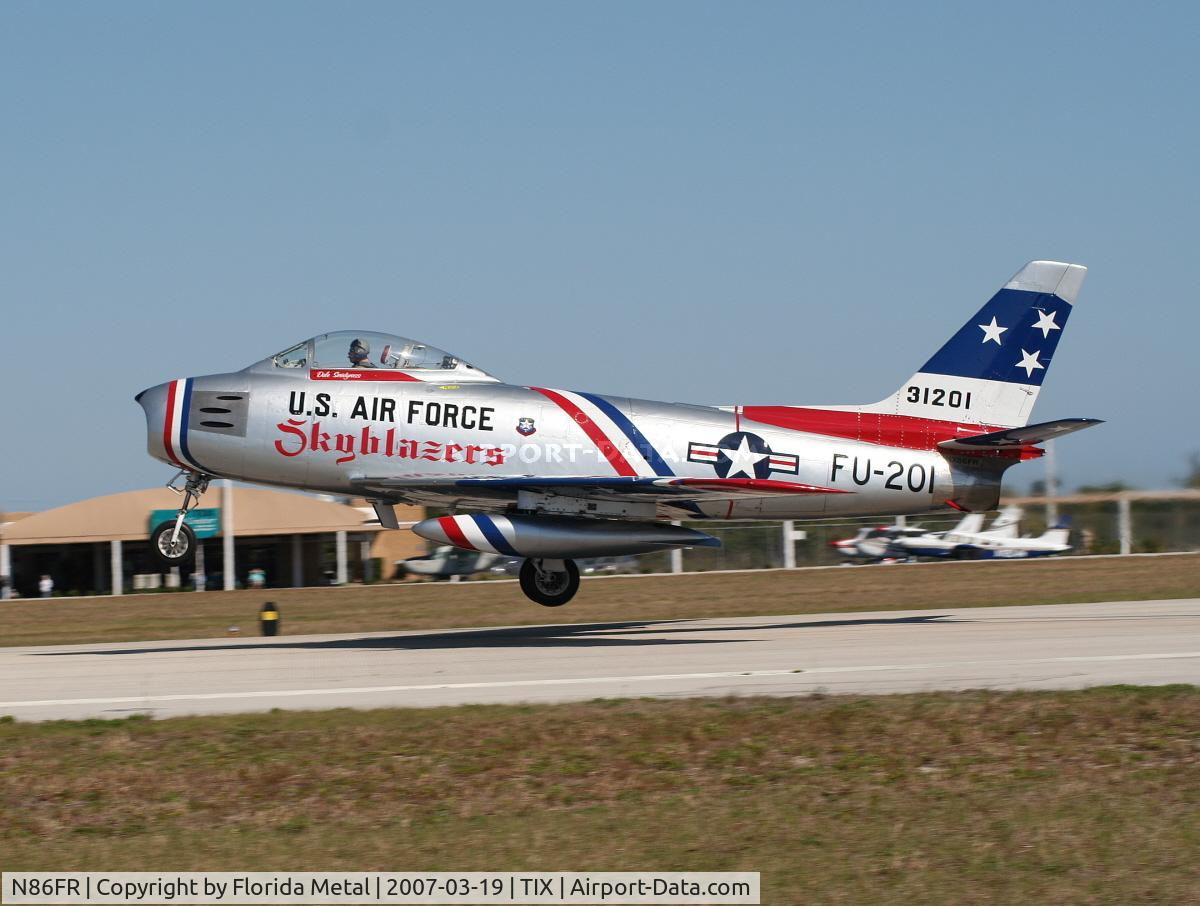 N86FR, 1952 North American F-86F Sabre C/N 191-655, F-86