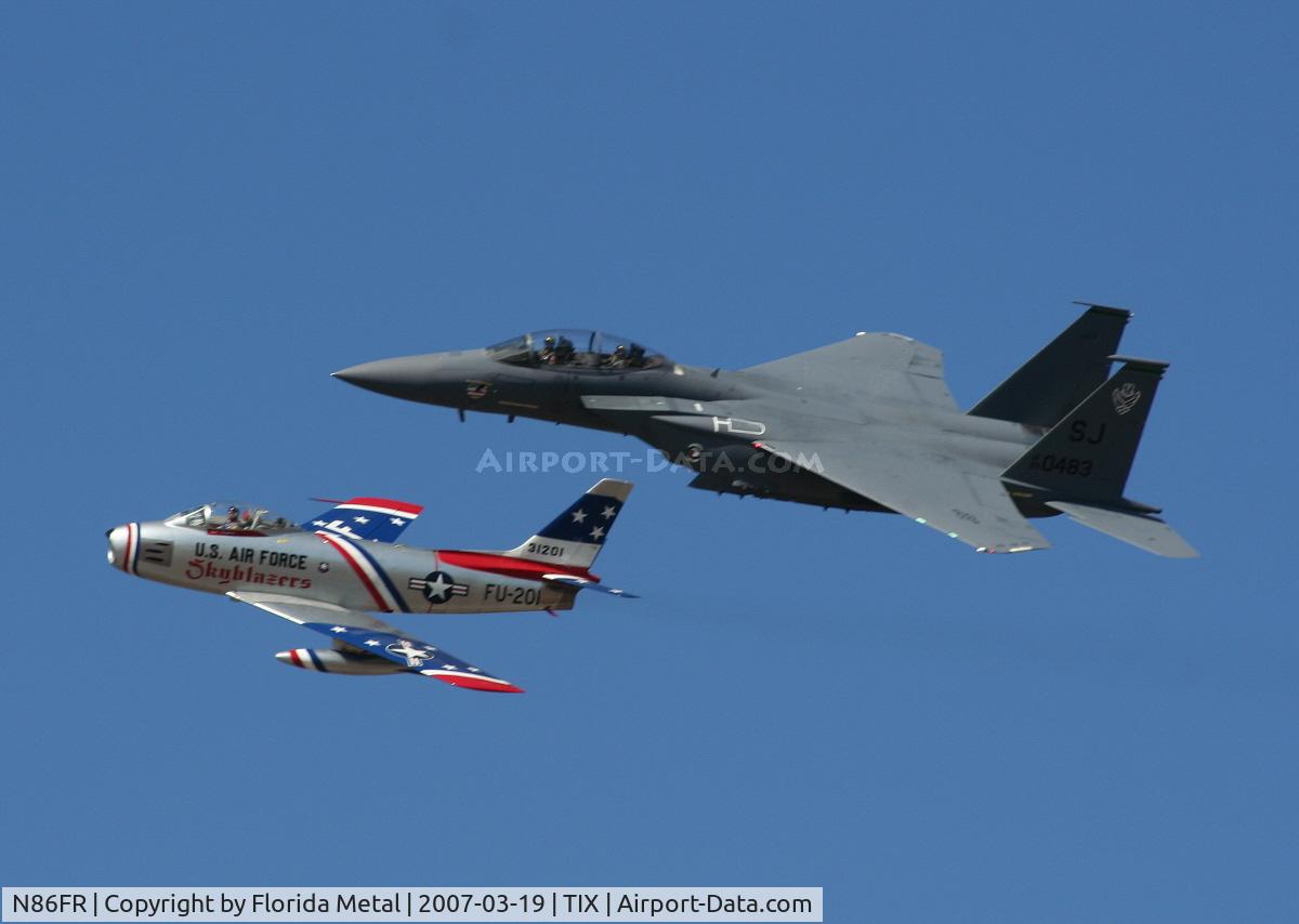 N86FR, 1952 North American F-86F Sabre C/N 191-655, F-86