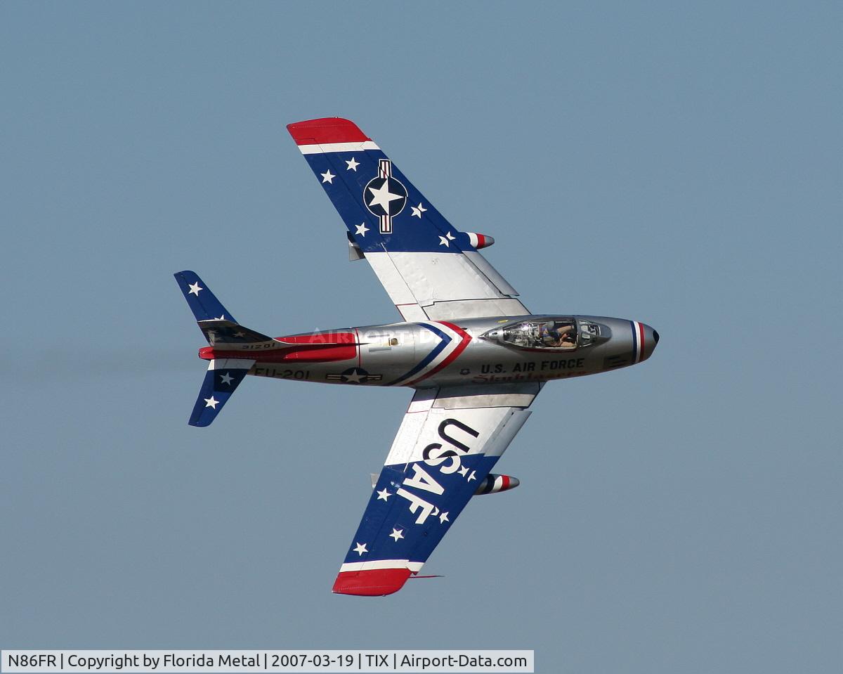 N86FR, 1952 North American F-86F Sabre C/N 191-655, F-86