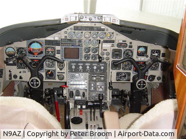 N9AZ, 1977 British Aerospace HS.125 Series 600A C/N 256063, Cockpit - N9AZ