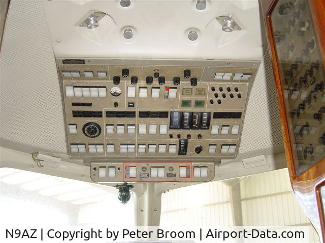 N9AZ, 1977 British Aerospace HS.125 Series 600A C/N 256063, Cockpit - N9AZ