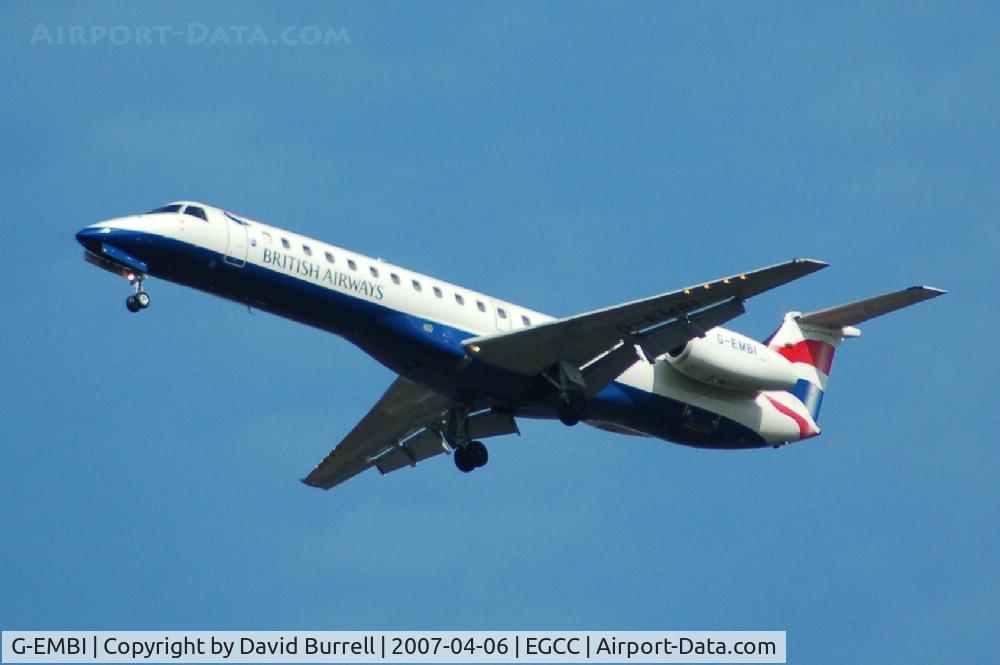 G-EMBI, 1999 Embraer EMB-145EU (ERJ-145EU) C/N 145126, British Airways - Landing
