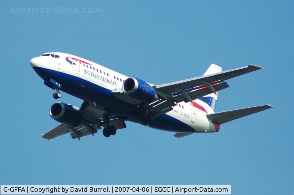 G-GFFA, 1990 Boeing 737-59D C/N 25038, British Airways - Landing