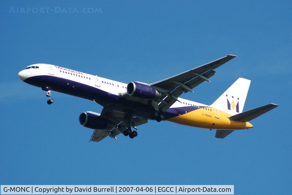 G-MONC, 1983 Boeing 757-2T7 C/N 22781, Monarch - Landing