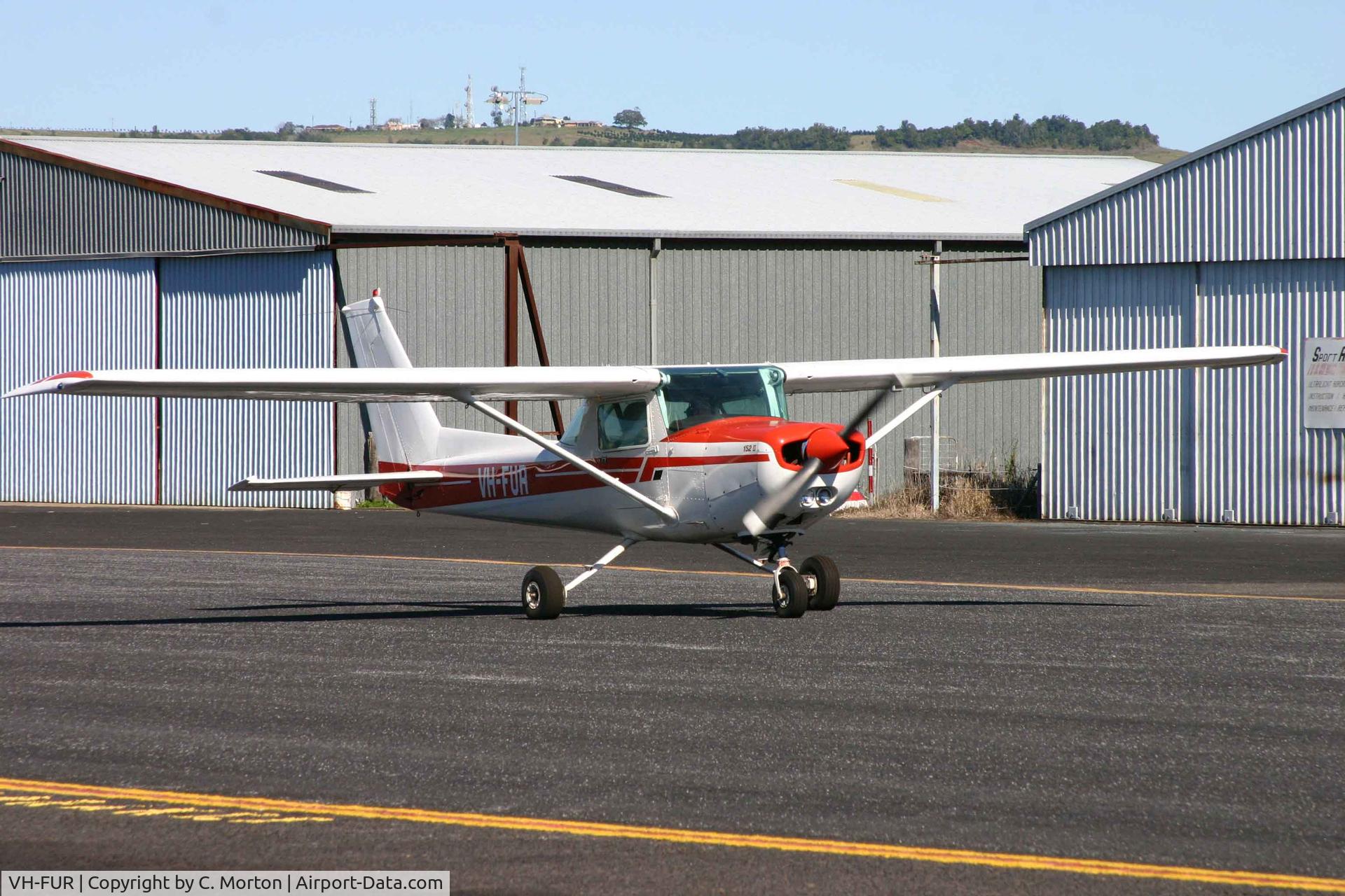 VH-FUR, 1979 Cessna 152 C/N 15283119, taxiing back to the hanger