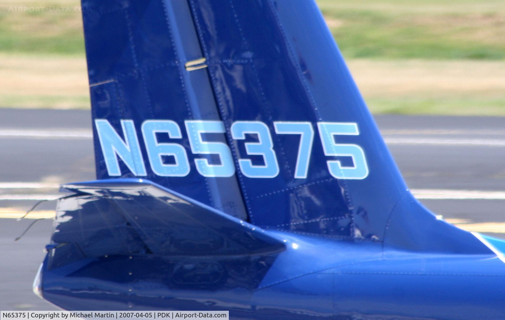N65375, 1974 Aero Commander 500 S C/N 3181, Tail Numbers