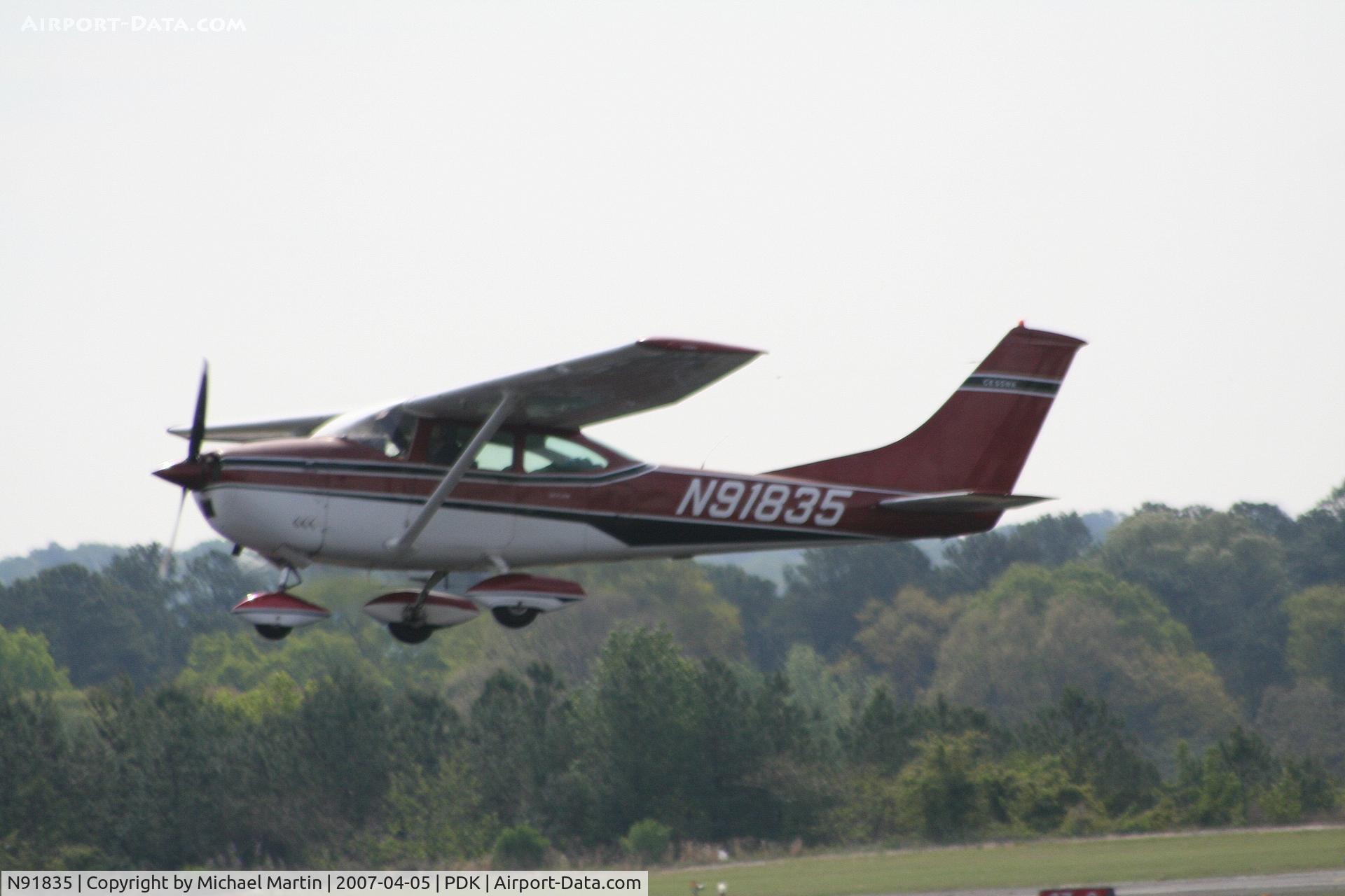 N91835, 1969 Cessna 182M Skylane C/N 18259928, Departing PDK enroute to MEI