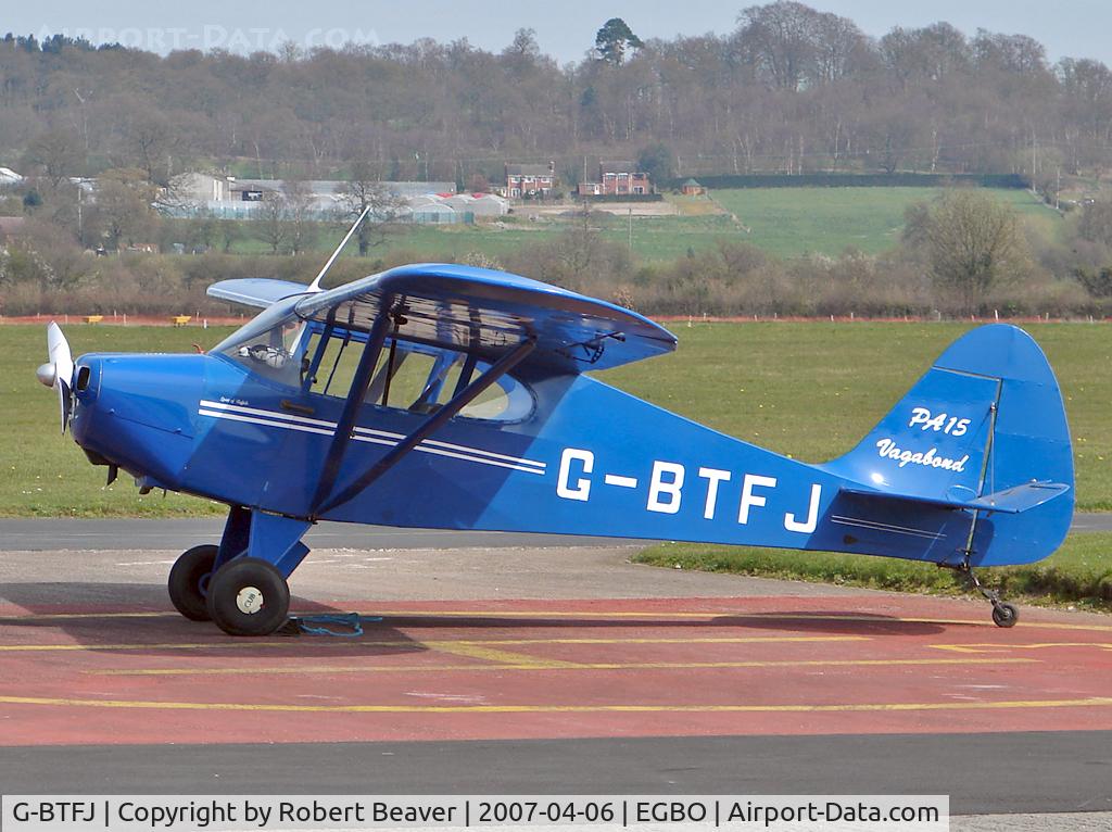 G-BTFJ, 1948 Piper PA-15 Vagabond Vagabond C/N 15-159, Piper PA-15 Vagabond