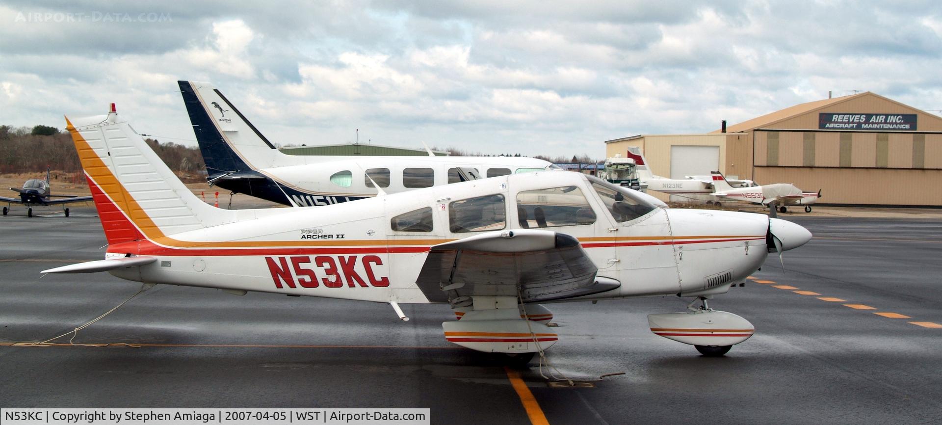 N53KC, 1978 Piper PA-28-181 C/N 28-7990032, Archer on the ramp