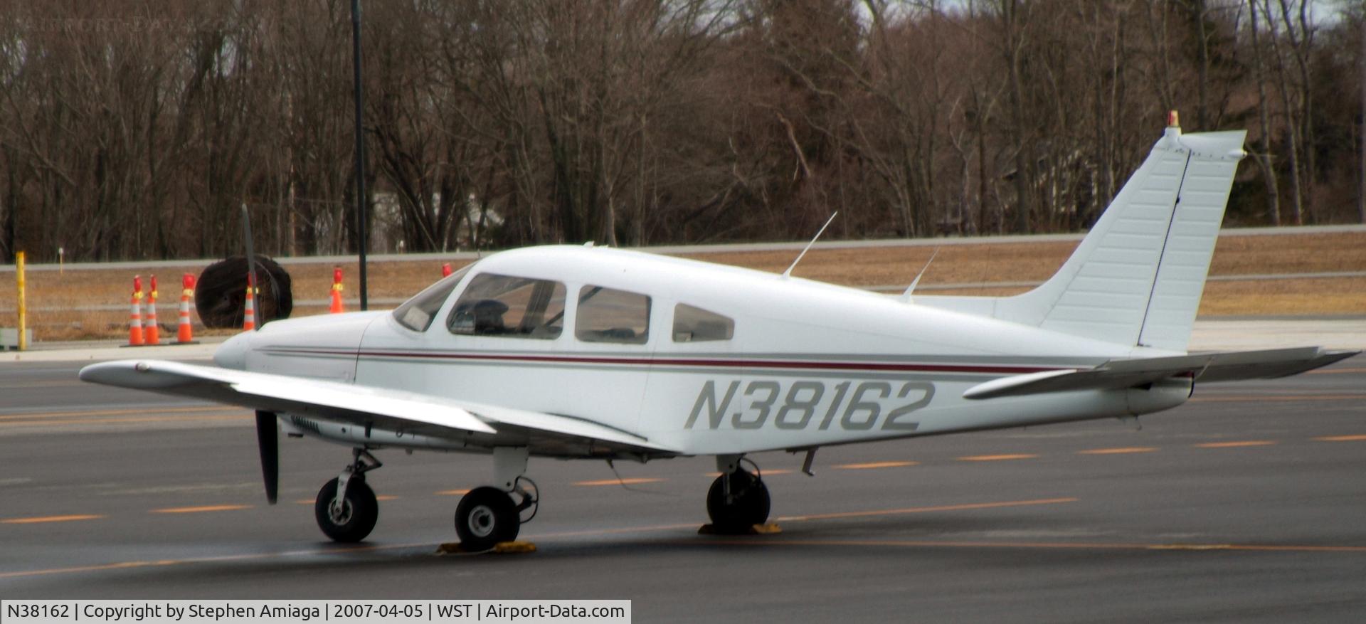 N38162, 1977 Piper PA-28-181 C/N 28-7790524, Archer on the ramp - New England Airlines