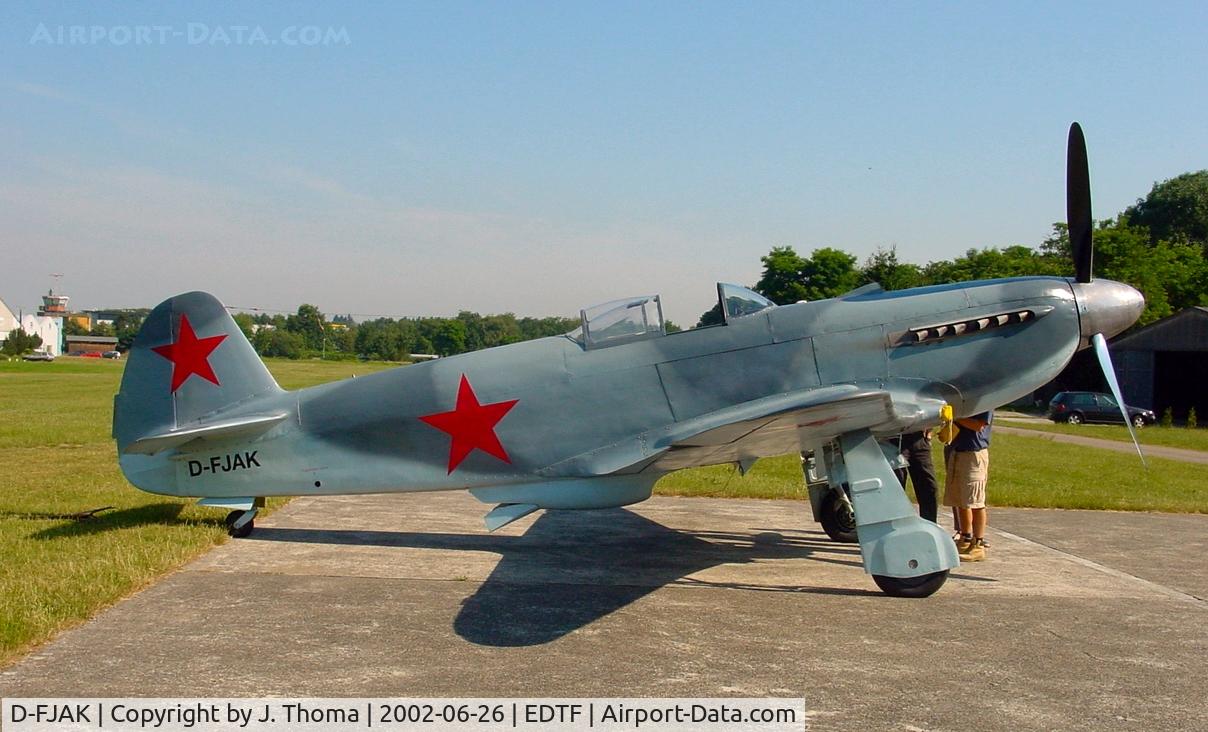 D-FJAK, 1996 Yakovlev Yak-3UA C/N 0470107, Yakovlev YAK-3U
