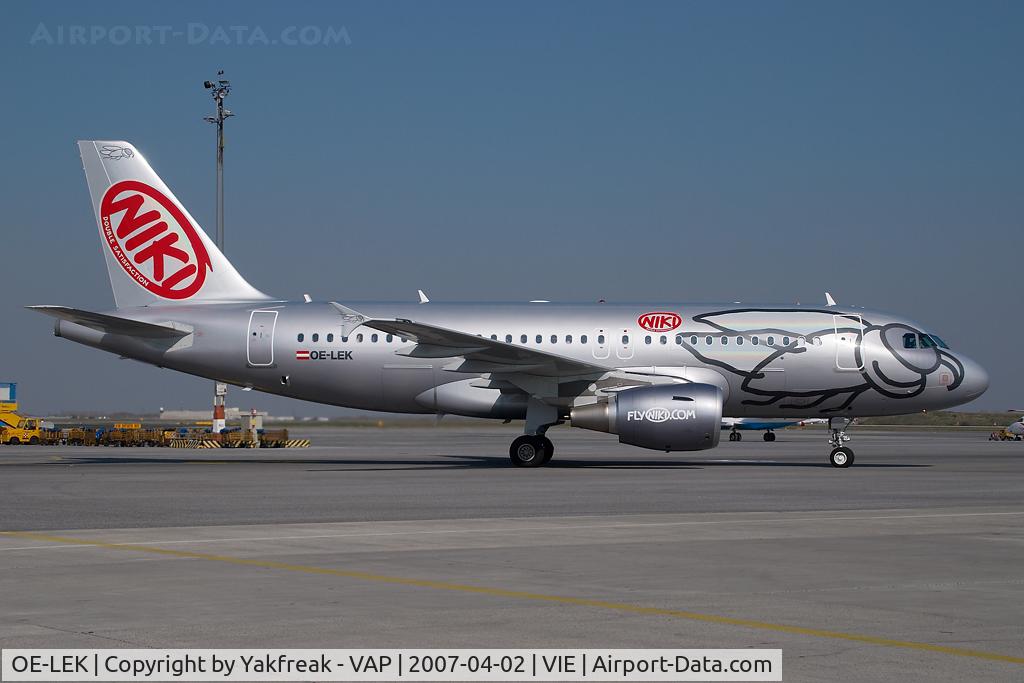 OE-LEK, 2007 Airbus A319-112 C/N 3019, Fly Niki Airbus 319
