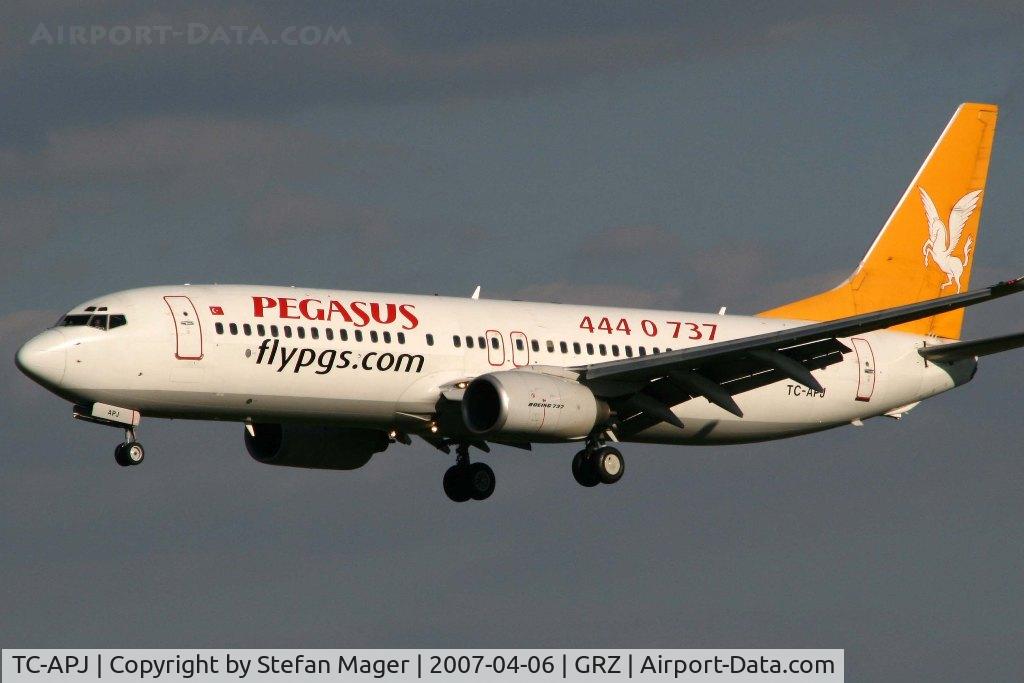 TC-APJ, 2002 Boeing 737-86N C/N 32735, Pegasus Airlines B.737-800W