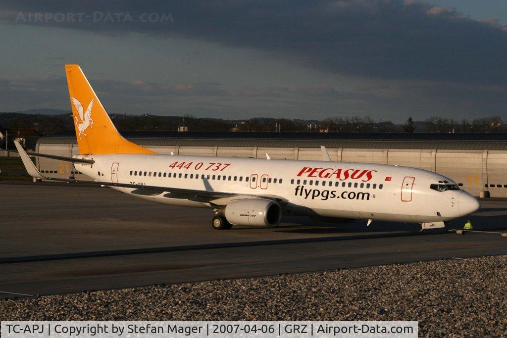 TC-APJ, 2002 Boeing 737-86N C/N 32735, Pegasus Airlines B.737-800W