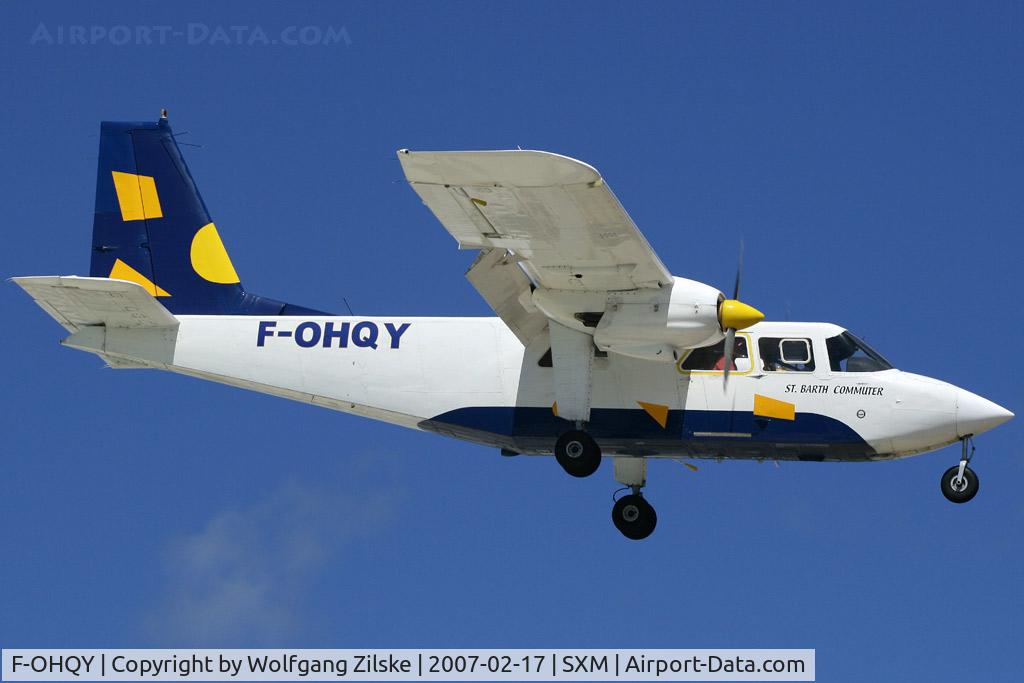 F-OHQY, 1991 Pilatus Britten-Norman BN-2A-20 Islander C/N 2251, visitor