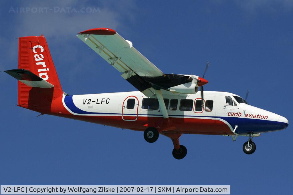 V2-LFC, 1979 De Havilland Canada DHC-6-300 Twin Otter C/N 615, visitor