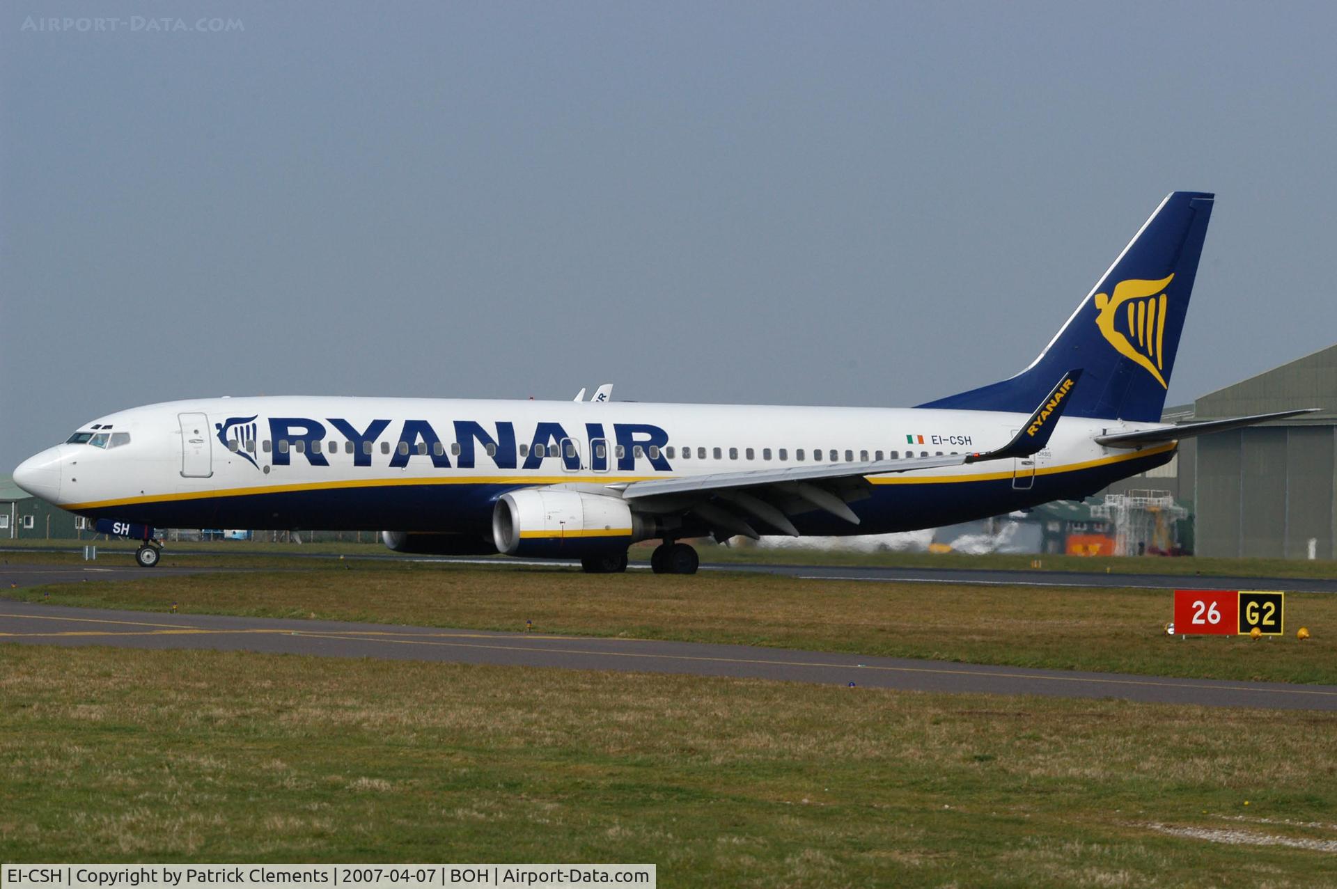 EI-CSH, 2000 Boeing 737-8AS C/N 29923, RYANAIR 737-800