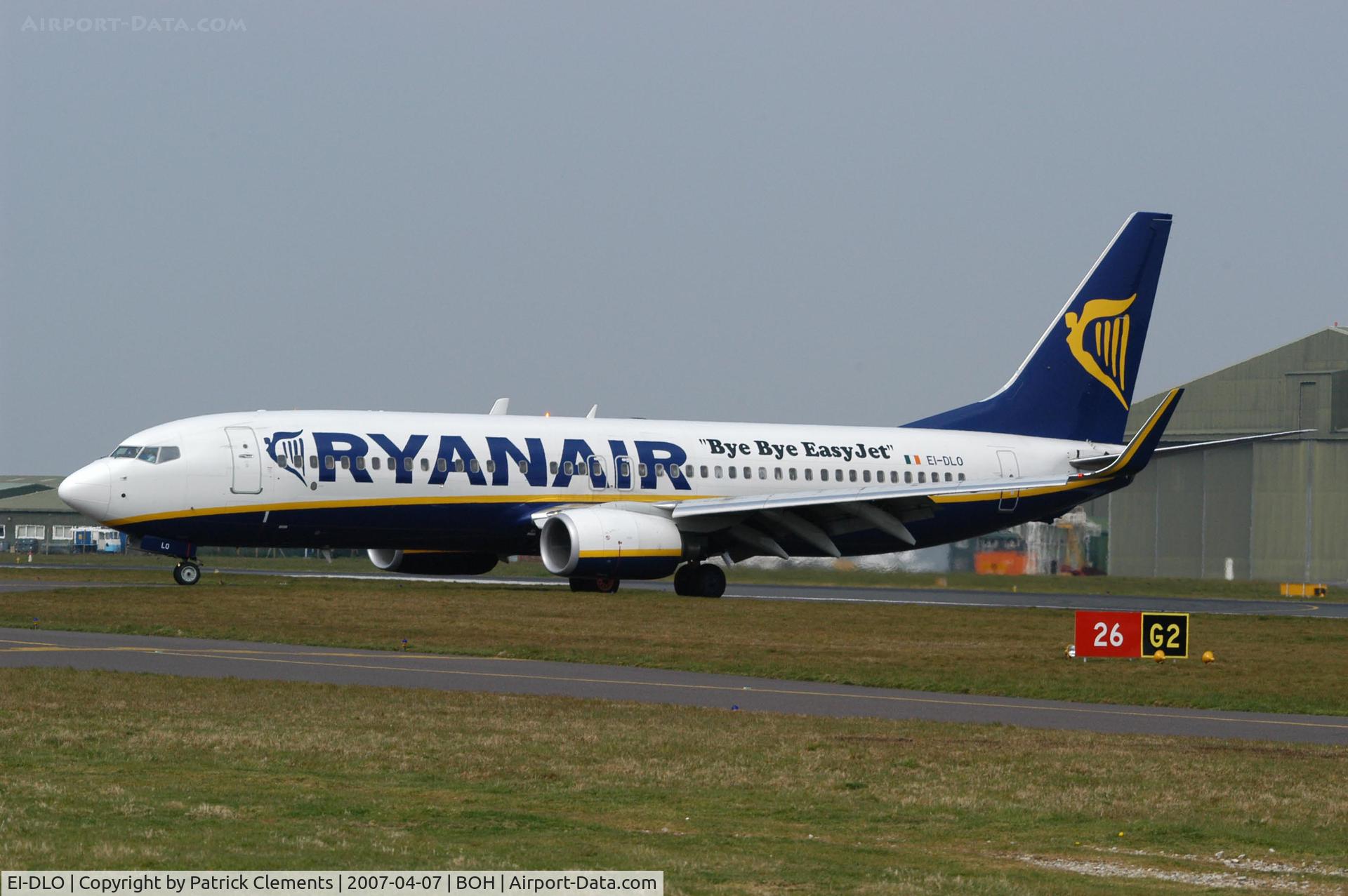 EI-DLO, 2006 Boeing 737-8AS C/N 34178, RYANAIR 737-800