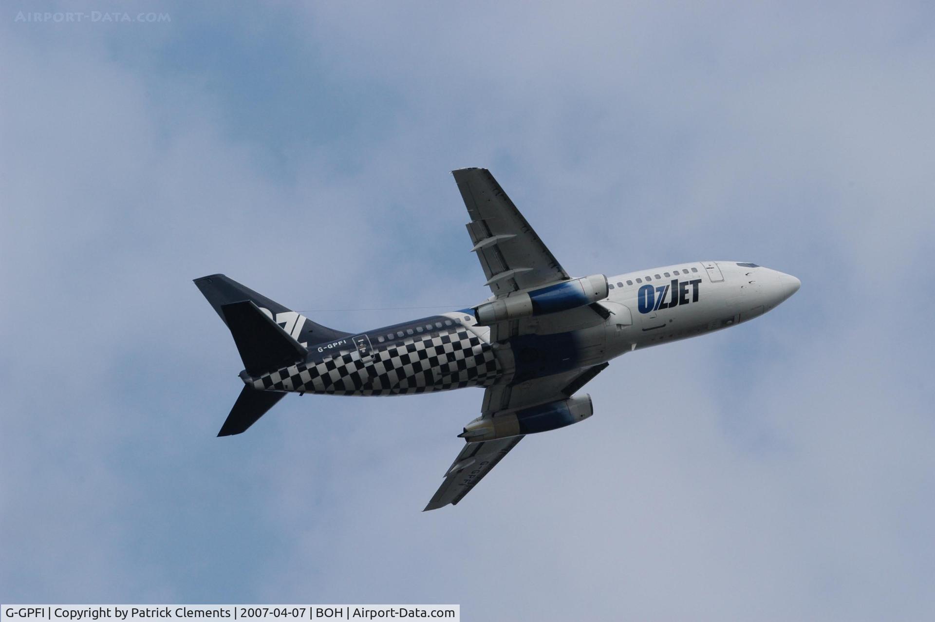 G-GPFI, 1974 Boeing 737-229 C/N 20907, OZJET 737-200