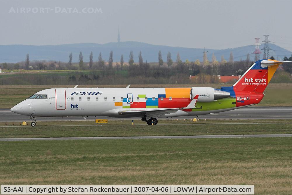 S5-AAI, 1998 Canadair CRJ-200LR (CL-600-2B19) C/N 7248, Special colors.
