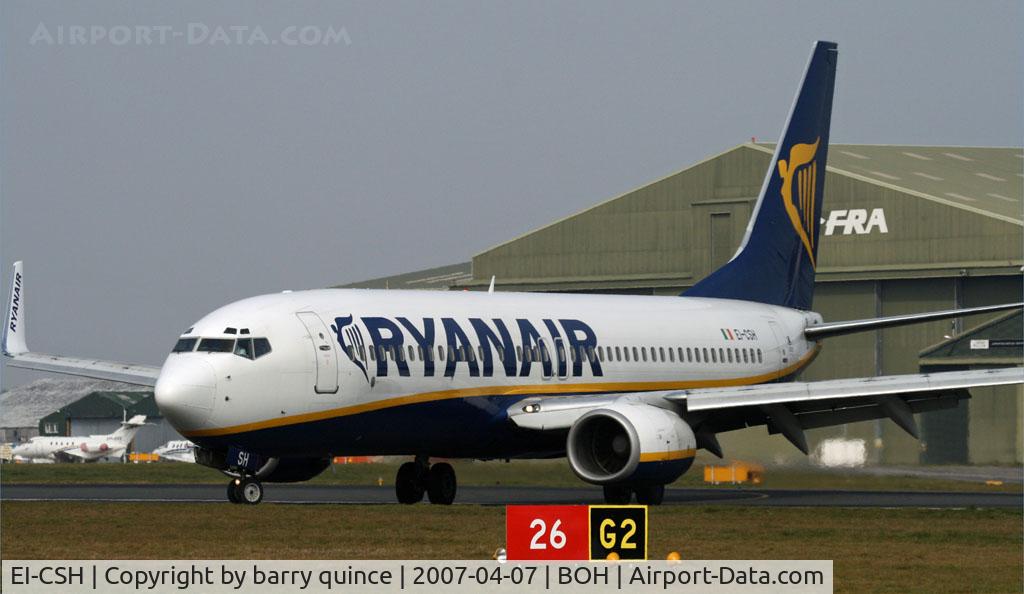 EI-CSH, 2000 Boeing 737-8AS C/N 29923, RYANAIR 737-800