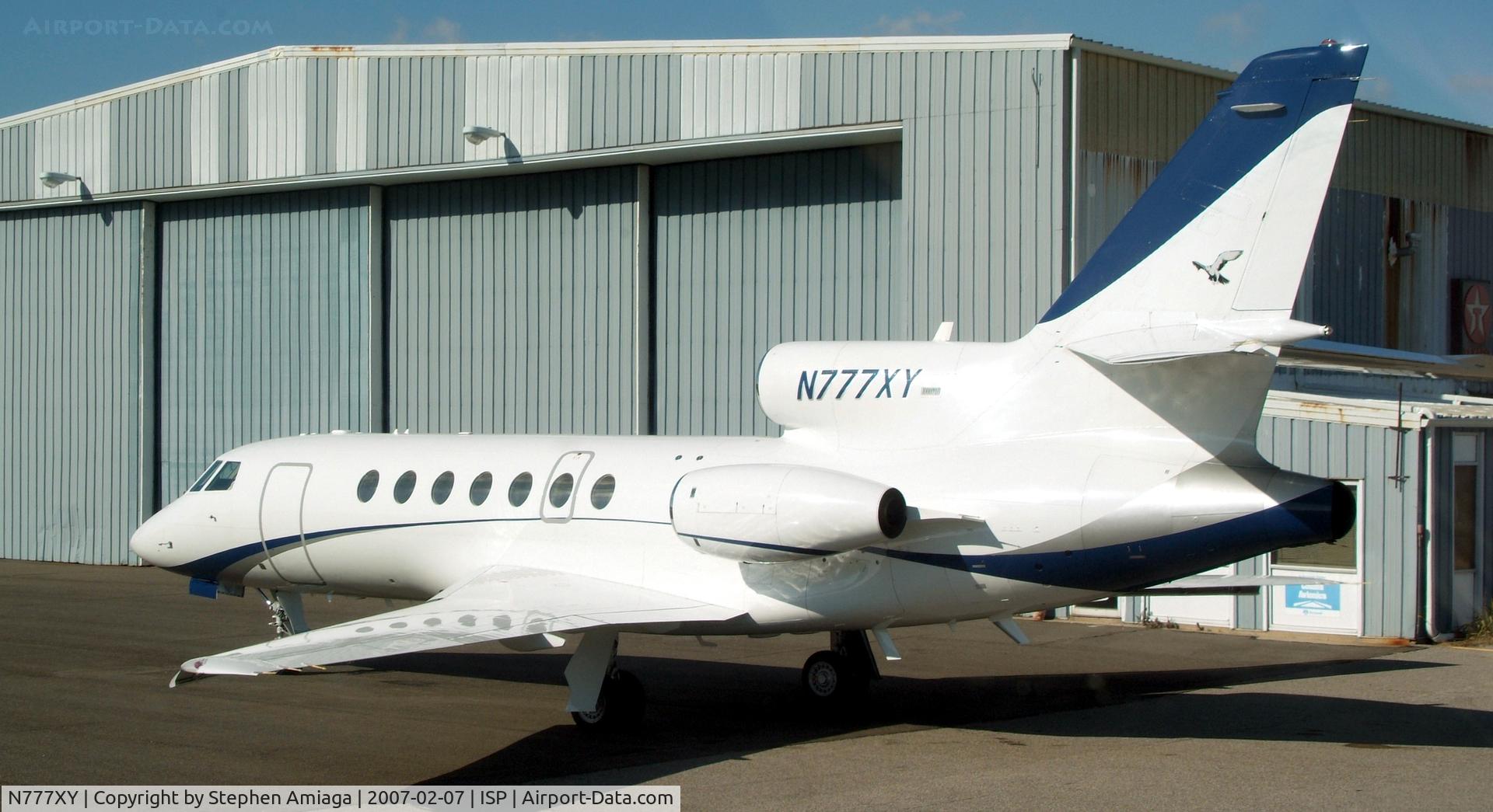 N777XY, 1987 Dassault Falcon 50 C/N 176, Falcon 50 on the ramp - another view.