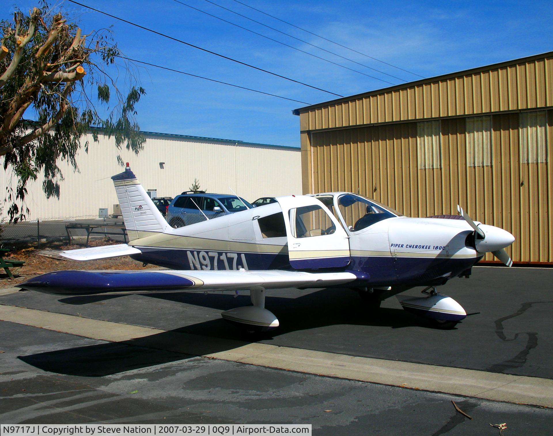 N9717J, 1967 Piper PA-28-180 C/N 28-3908, 1967 Piper PA-28-180 in brilliant sunshine @ Sonoma Skypark, CA