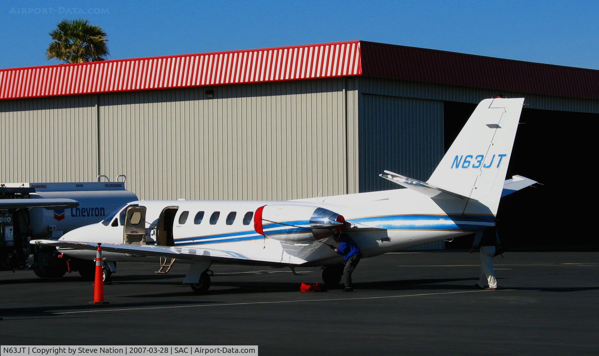 N63JT, 1988 Cessna S550 Citation IIS C/N S550-0156, Raley's Markets 1988 Cessna S550 @ Sacramento Executive Airport, CA