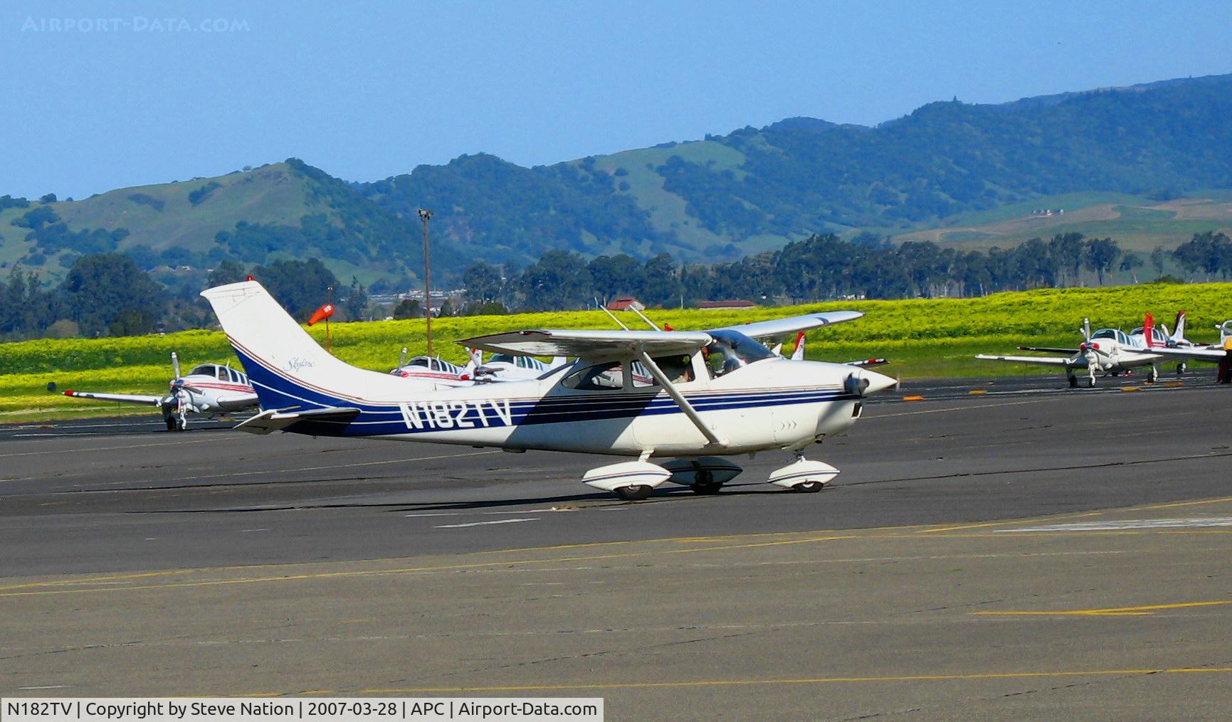 N182TV, 1969 Cessna 182M Skylane C/N 18259913, Carter Flygare Inc. 1969 Cessna 182M from Sacramento Executive @ Napa, CA