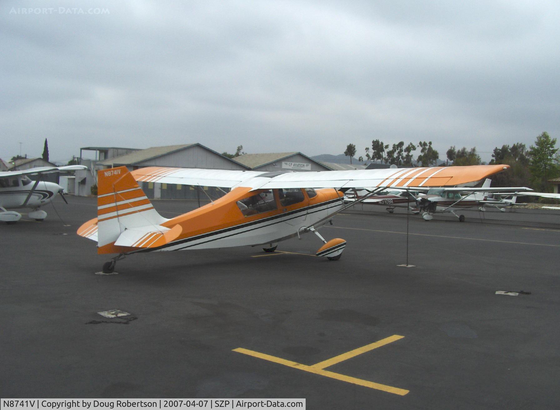 N8741V, 1975 Bellanca 7GCBC C/N 849-75, 1975 Bellanca 7GCBC CITABRIA, Lycoming O-320-A2B 150 Hp
