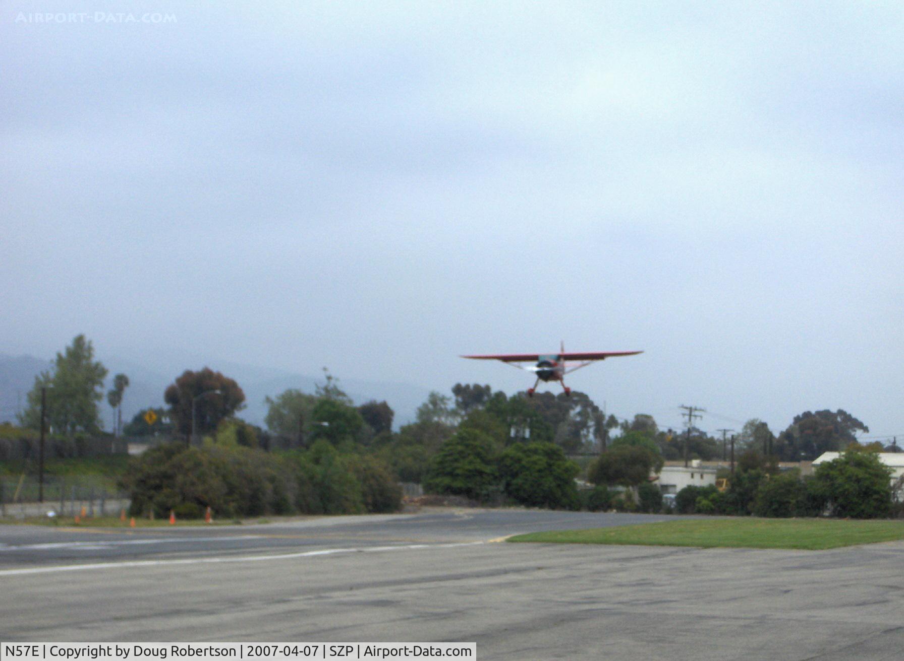 N57E, 1929 Howard Aircraft DGA-11 C/N 88, 1937 Howard DGA-11 CUSTOM, P&W R-985-N 450 Hp, on short final for Rwy 22