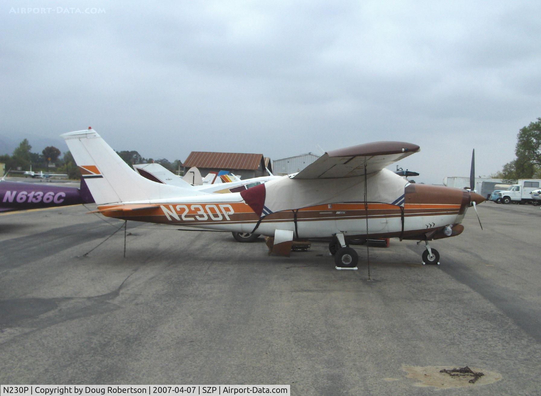 N230P, 1967 Cessna T210G Turbo Centurion C/N T210-0279, 1976 Cessna T210G CENTURION, Continental TIO-520 285 Hp, Robertson STOL kit