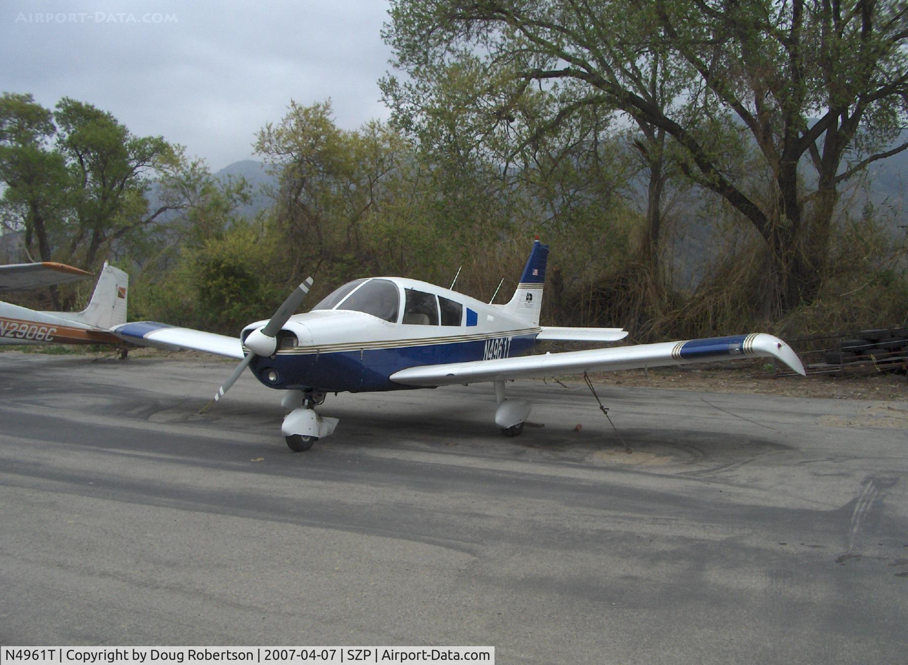 N4961T, 1972 Piper PA-28-140 Cruiser C/N 28-7225289, 1972 Piper PA-28-140 Cruiser, Lycoming O-320-E2A 150 Hp