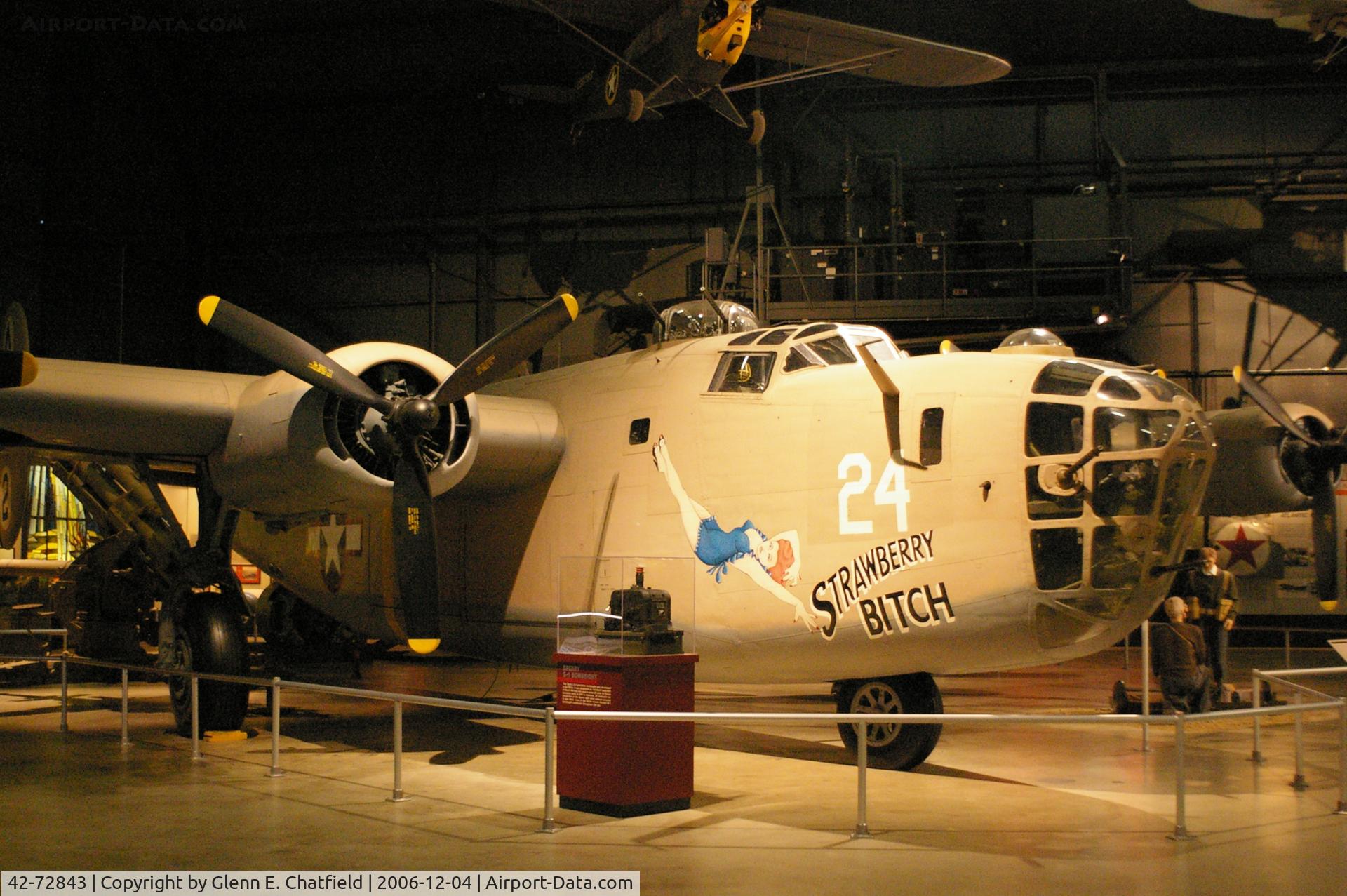 42-72843, 1942 Consolidated B-24D-160-CO Liberator C/N 2413, B-24D combat vet at the National Museum of the U.S. Air Force