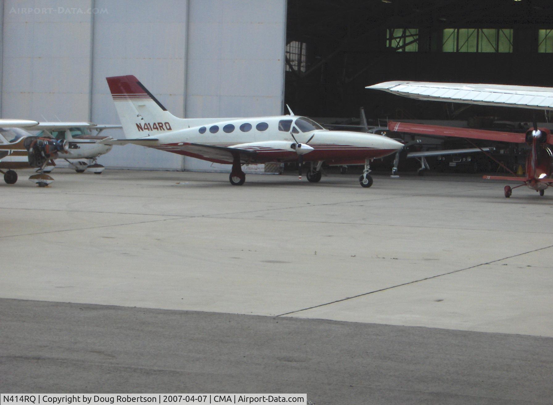 N414RQ, 1980 Cessna 414A Chancellor C/N 414A0522, 1980 Cessna 414A CHANCELLOR, two Continental TSIO-520-B 310 Turbocharged engines, 3 blade CS full-feathering props