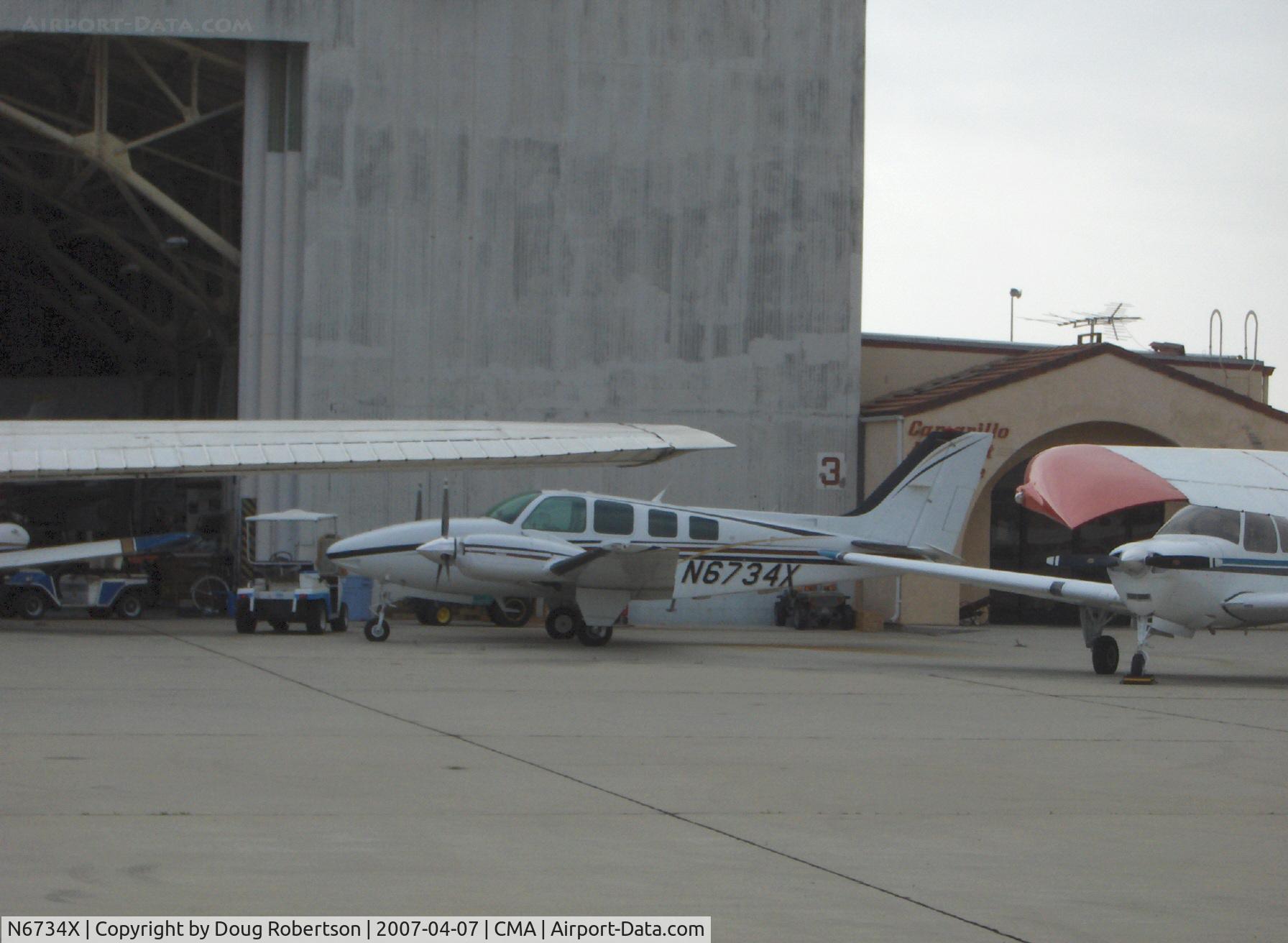 N6734X, 1980 Beech 58 Baron C/N TH-1116, 1980 Beech 58 BARON, two Continental IO-520-C 285 Hp each