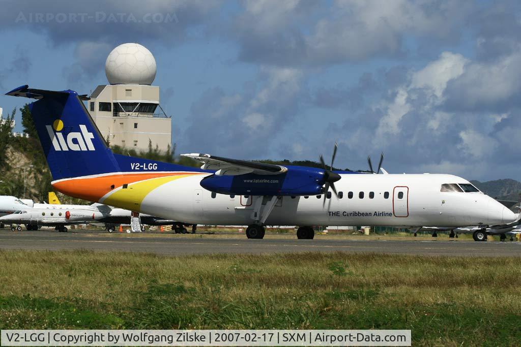 V2-LGG, 1995 De Havilland Canada DHC-8-311B Dash 8 C/N 404, visitor