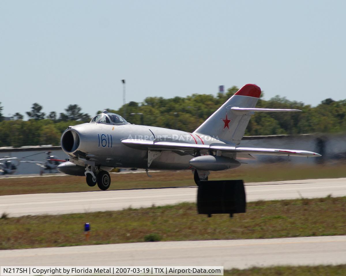 N217SH, 1959 PZL-Mielec Lim-5 (MiG-17F) C/N 1C1611, Mig-17